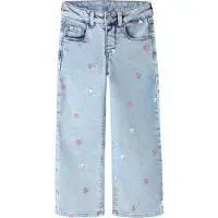 Name it Jeans 'NMFrose' blauw denim / lichtroze / wit