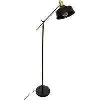 Atmosphera Vloerlamp - Zwart metaal, 155 cm