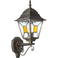 Brilliant Janel 90981A86 Buitenlamp (wand) LED E27 Zwart