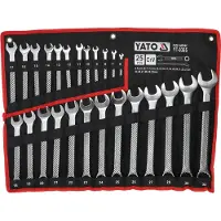 YATO Spanner, COMBINATIESLEUTELSET 632MM 25ST (19 mm, 12 mm, 18 mm, 30 mm, 20 mm, 14 mm, 15 mm, 13 mm, 24 mm, 32 mm, 17 mm, 21 mm, 27 mm, 25 mm, 16 mm, 22 mm, 11 mm, 10 mm)