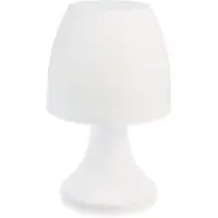 Atmosphera Lampe champignon à poser 19,5 cm - Blanc