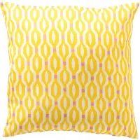 Textino ROCKET - kussenhoes outdoor 45x45 cm - waterafstotend en UV-bestendig - Quince - geel