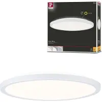 Paulmann LED-plafondlamp Atria Shine, wit / opaal, Woon-/ Eetkamer, Kunststof, Modern, LED plafondlamp
