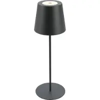 Briloner Kiki - Oplaadbare Tafellamp - dimbaar - voor binnen en buiten - in hoogte verstelbaar - warm wit licht - antraciet