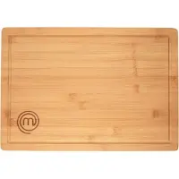 MasterChef Snijplank, groot, houten plank, keuken met sapgoot, antibacteriële bamboe plank, snijplanken hygiënisch vaatwasmachinebestendig, duurzaam ontworpen, XL