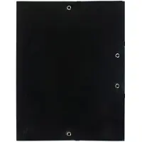 Exacompta 3-klepsmap 55901E A4 PP (Polypropeen) 24 (B) x 32 (H) cm Zwart 30 Stuks