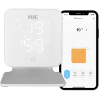 Konyks Slimme thermostaat ClimPac voor airconditioners en P.A.C. Wit + universele infraroodafstandsbediening + thermometer + hygrometer
