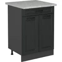 Vicco R-Line Keukenonderkast – 60 cm WB Marmer Antraciet landhuis