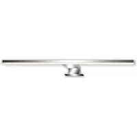 Briloner Dun - LED Spiegelverlichting - warm wit licht - spiegellamp - klembaar of schroefbaar - chroom - 50x10.5x4 cm