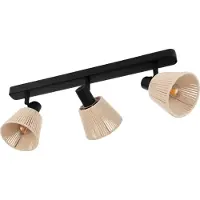 Eglo LED Plafondlamp 3x E14 | Seagard | Rond | IP20 | Zwart