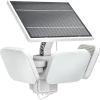 Philips solar wandlamp met sensor | Zyren | 5000K | Ultra Efficient | IP65 | 24.5W | Wit