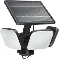 Philips solar wandlamp met sensor | Zyren | 3000K | Ultra Efficient | IP65 | 24.5W | Zwart