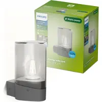 Philips Buitenwandlamp Nayl - Antraciet - E27 - 4w