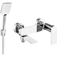 Mexen Zero R62 badkraan met doucheset, chroom - 7113R62-00
