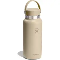 Hydroflask - Wide Mouth With Flex Cap 2.0 - Isoleerfles 946 ml, beige