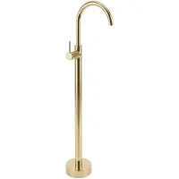 REA - Lungo - Vloerstaande Wastafelkraan - Gouden - 16X20X107,5Cm