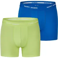 Happy Shorts Onderbroek 'Neon' blauw / appel