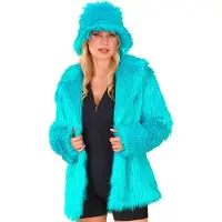 Widmann Bontjas Pluche Turquoise - Maat L-XL
