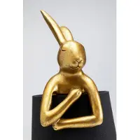 Kare design Tafellamp Animal Rabbit, messing / goud, Woon-/ Eetkamer, Textiel / Stof / Zijde, Design, Tafellamp