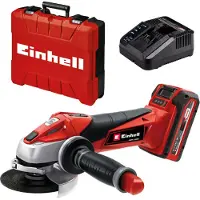 Einhell Power X-Change accu-haakse slijper TE-AG 18/115 Li, set (1x 3,0Ah accu)