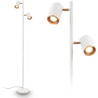 Briloner Staande lamp, vloerlamp, leeslamp, verstelbare lamp, woonkamer, schakelaar