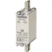 Siemens 3NA3814 NH000, 35A, 500VAC/250VDC, type gL/gG, zekering met contact