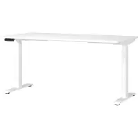 Germania GW-Mailand Hoogteverstelbaar Zit-sta-bureau T-Voet 1,600 (B) x 800 (D) x 1,200 (H) mm Spaanplaat, metaal