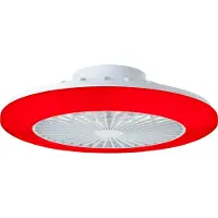 Brilliant Plafondventilator met LED lamp | Salerno | Ø 48.5 cm | RGBIC + 3000-6500K | Wit | 40W |