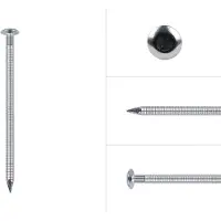Wovar Bolkop ringnagels RVS A2 - 2.5-2.8 x 70 mm - Doos 200 stuks