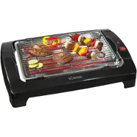 Bomann Tafelgrill | ideaal voor balkon en keuken | Elektrische tafelgrill | Elektrische grill met koel aanraakbehuizing | 2000 W | BQ 1240 CB N