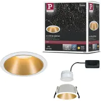 Paulmann 93405 Cole Coin LED-inbouwlamp LED 6 W Wit, Goud