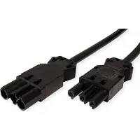 Bachmann installatiestekker stroomkabel - Wieland GST18 - GST18 / zwart - 0,30 meter