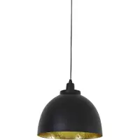 Light & Living Landelijke Hanglamp Kylie Zwart Ø 30cm
