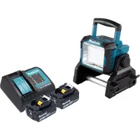 Makita DEADML 811 SM Draadloze bouwspot 14,4 / 18 V 3000 lm LED + 2x accu 4.0 Ah + lader