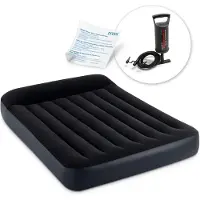 Intex - Luchtbed - 191 x 137 x 25 cm - Pomp - FiberTech Technologie