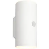 Briloner Wandlamp buiten met bewegingssensor 3787016, wit / opaal, Kunststof, Modern