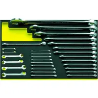 Stahlwille 96830193 TCS 12+13+14/29 Ring-steeksleutelset Sleutelbreedte (metrisch) 8 - 19 mm