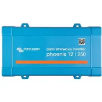 Victron Energy PIN242510200, Intern, 24 V, 230 V, DC-naar-AC, Blauw, 165 mm