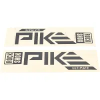 RockShox Pike Ultimate 27/29 Silver Stickerset