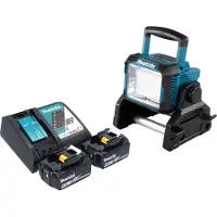 Makita DEADML 811 RM Draadloze bouwspot 14,4 / 18 V 3000 lm LED + 2x accu 4.0 Ah + lader