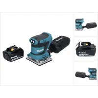 Makita DBO 482 M1 accu-excentrische schuurmachine 18 V 112 x 102 mm + 1x accu 4,0 Ah - zonder oplader