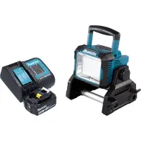 Makita DEADML 811 SM1 accu bouwspot 14,4 / 18 V 3000 lm LED + 1x oplaadbare accu 4.0 Ah + lader