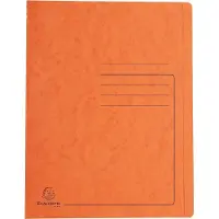 Exacompta Snelhechter 39994E A4 Gewafeld karton 27,2 (B) x 0,2 (D) x 31,8 (H) cm Oranje Pak van 25