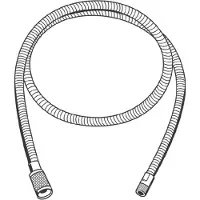 GROHE Slang Voor Diverse Keukenmengkranen - 150cm - buitendraad aansluiting 1/2"