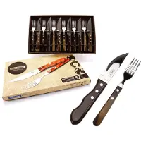 Tramontina Bestekset Jumbo Bruin (12-Delig)