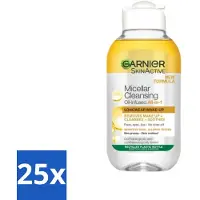 Garnier 25 x - Micellair Reinigingswater - Olie - 100 ml - Micellair Reinigingswater - Make-up Remover - Olie - Gezichtsreiniging - Waterproof Make-up Verwijderen