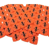 Combicraft breekmunten van gerecycled plastic in het oranje - 10.000 breekmunten