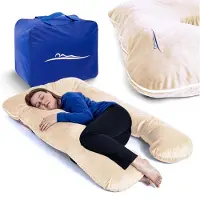 MKS KomfortKissen Ergonomisch Kussen - Premium Kussen - Ondersteuning voor Rug en Heupen - Ademend en Zacht - Voor Elke Slaappositie