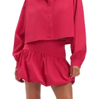 Refined Department Dames Rokken Rhea - Fuchsia - Maat L