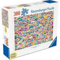 Ravensburger 387 Dogs & One Cat Puzzel (300 stukjes)